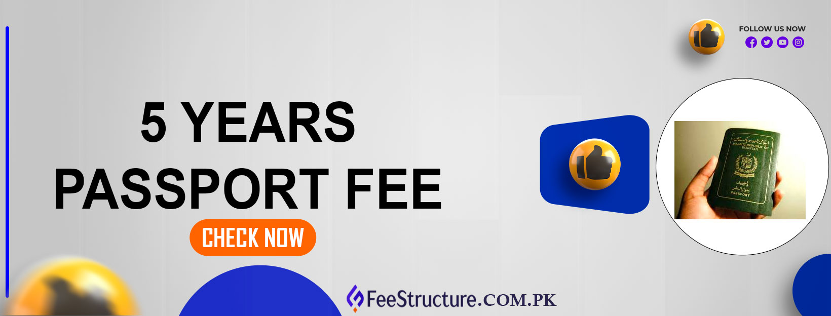 5 Years Passport Fee In Pakistan 2025