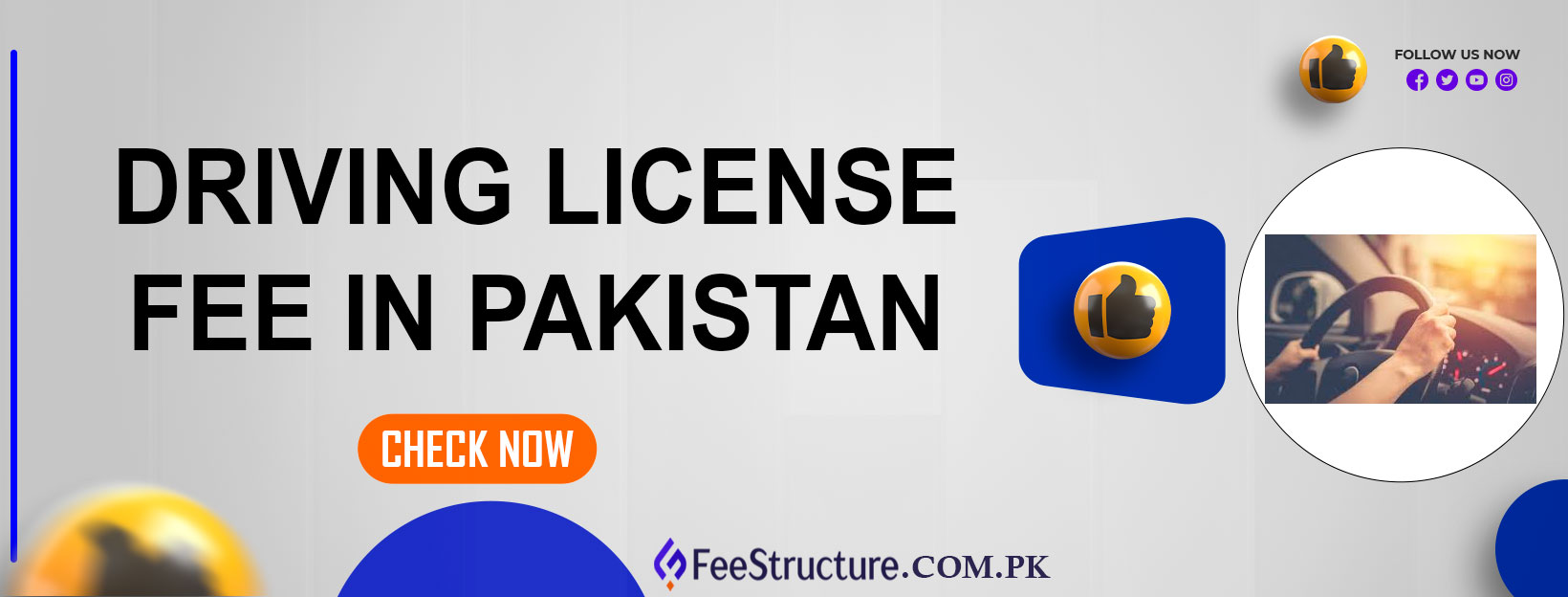 Driving License Fee in Pakistan