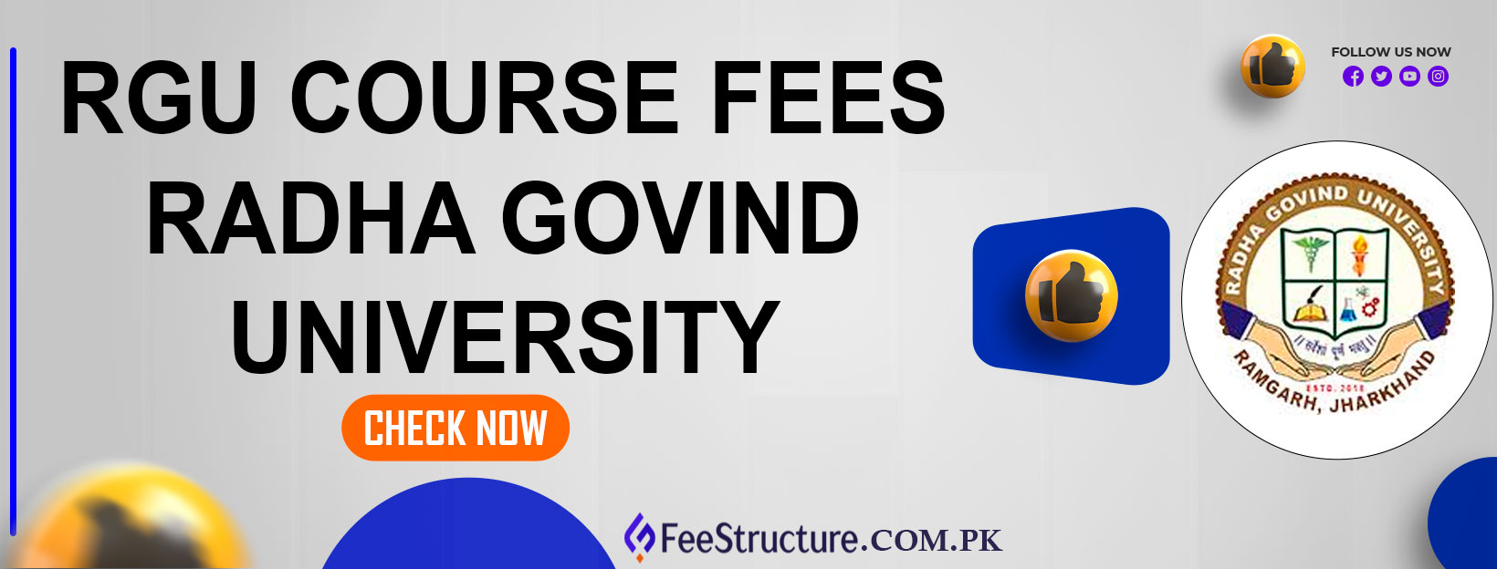 RGU Course Fees Radha Govind University