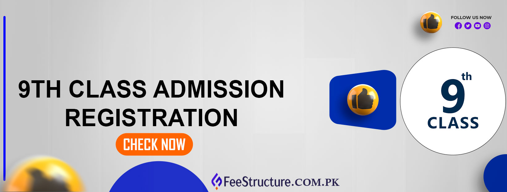 9th Class Admission, Registration