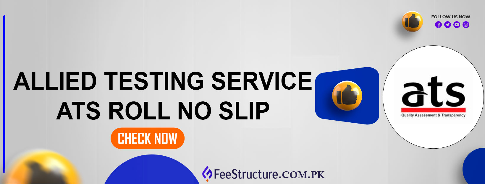 Allied Testing Service ATS Roll No Slip
