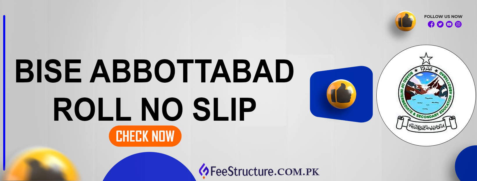BISE Abbottabad Roll No Slip