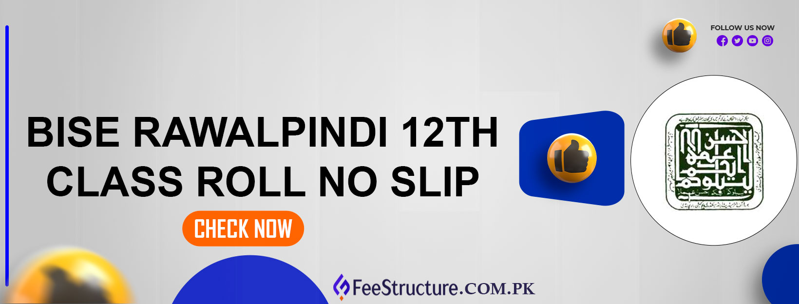 BISE Rawalpindi 12th Class Roll No Slip