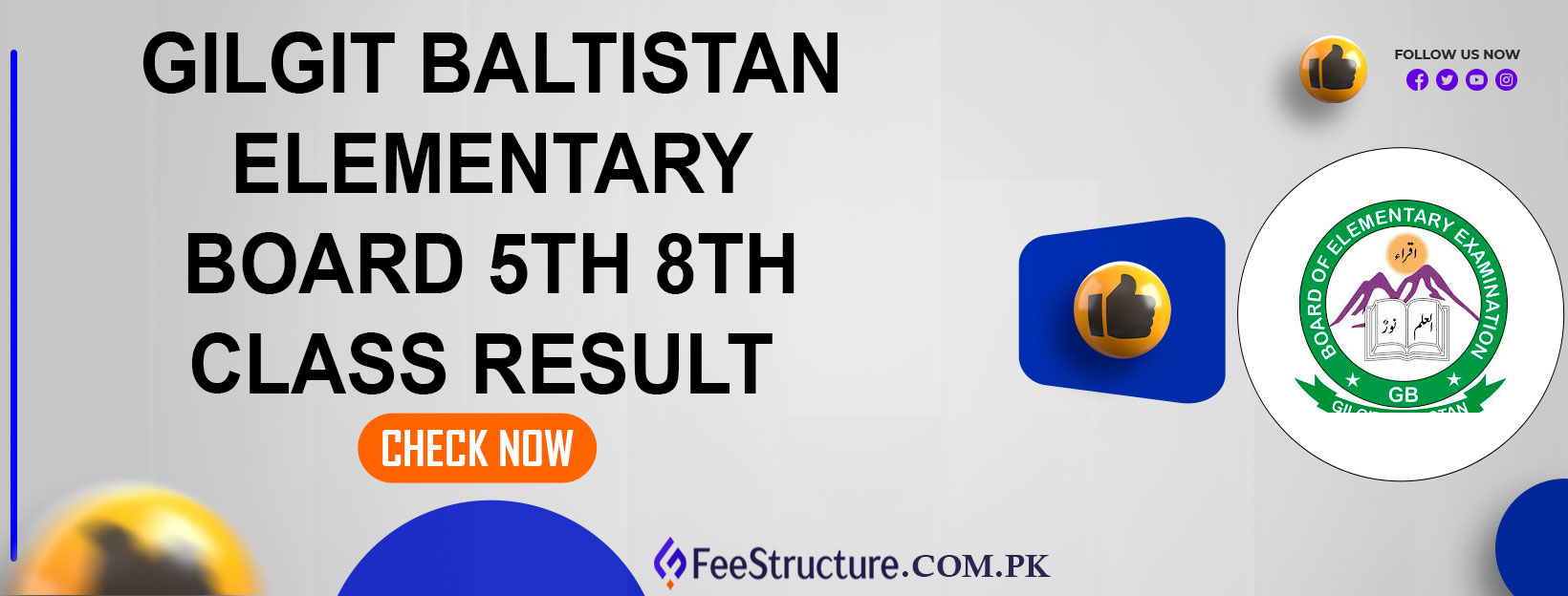 Gilgit Baltistan Elementary Board 5th 8th Class Result