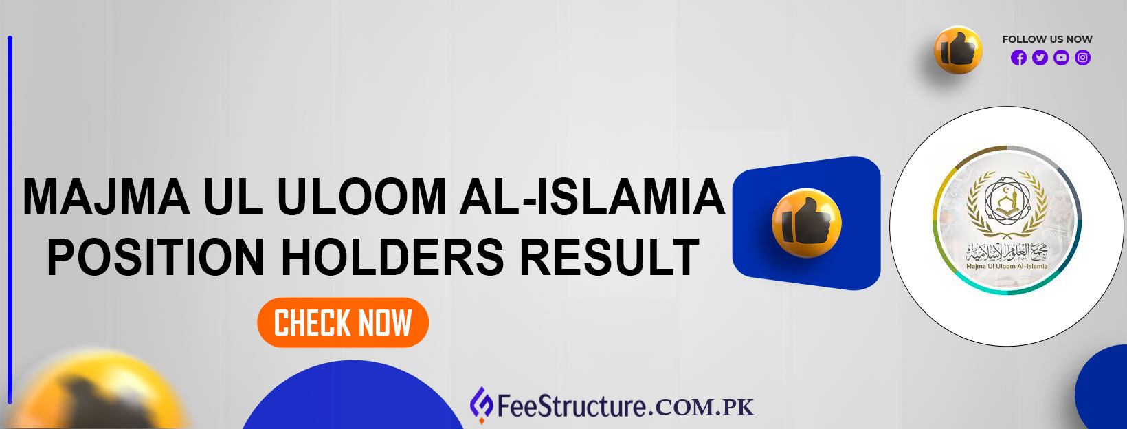 Majma Ul Uloom AL-Islamia Position Holders Result